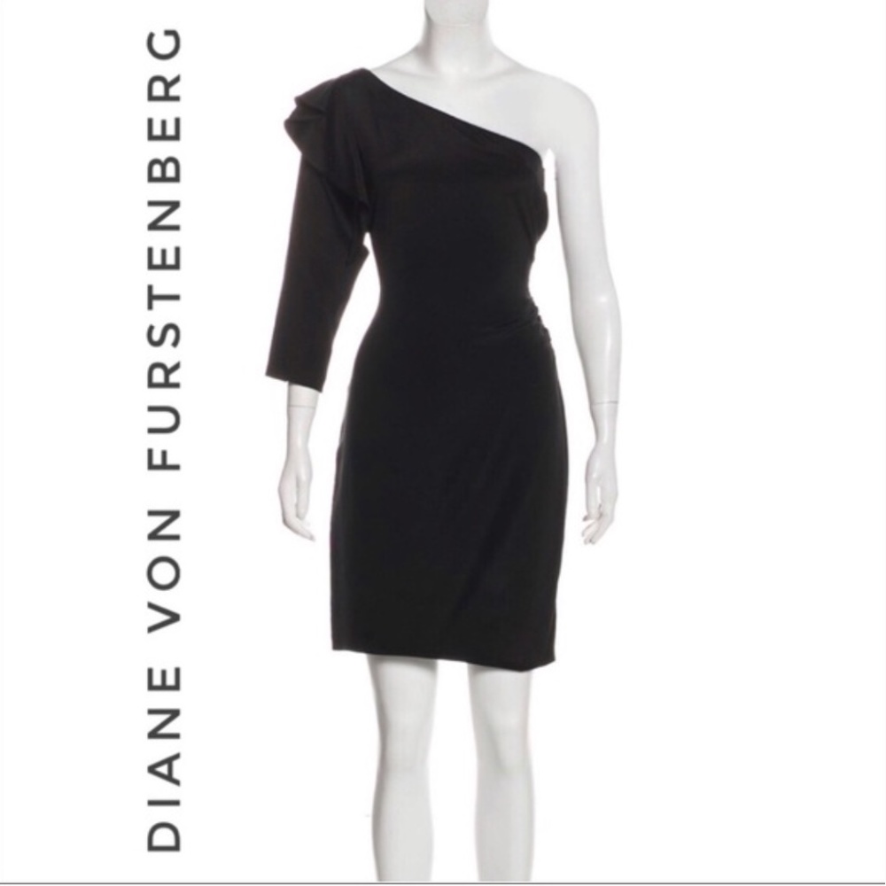 DVF Cobb One Shoulder Dress